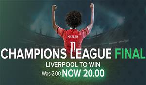 Obțineți 20 de Liverpool pentru a câștiga finala Ligii Campionilor